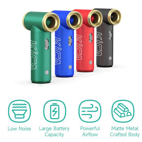 KICA Jet Fan 2 Electric Air Blower 101000RPM Handheld Air Duster for House Cleaning, Hair Drying