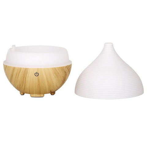 160ML Desktop Humidifier Quiet Essential Oil Diffuser with Ambient Night Light for Bedroom Office