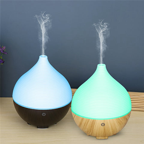 160ML Desktop Humidifier Quiet Essential Oil Diffuser with Ambient Night Light for Bedroom Office