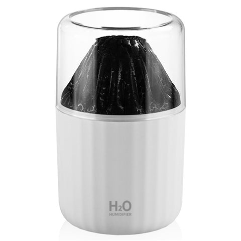 JS20 300ML Water Tank Simulated Volcano Flame Mist Maker Air Humidifier with Colorful Light
