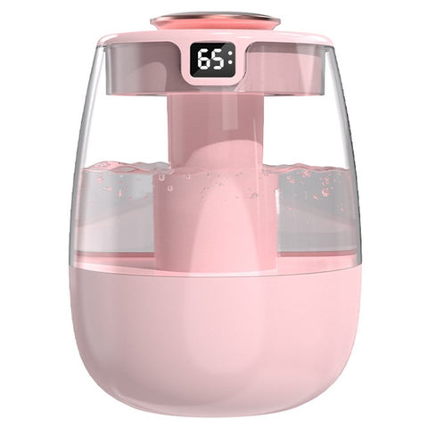 Dual Mist Desktop Air Humidifier with Humidity Display for Bedroom Office Living Room