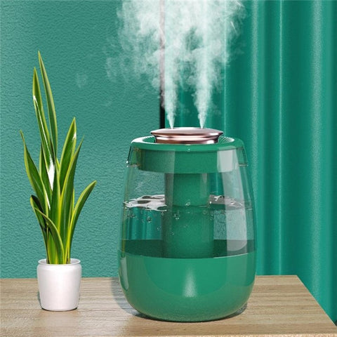 Dual Mist Outlet Desktop Air Humidifier Home Office Mute Mist Diffuser