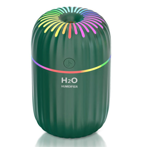 300ml Mini Humidifier Portable Air Purifier Car Office Atomizer Household Humidifier with Colorful Light