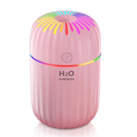300ml Mini Humidifier Portable Air Purifier Car Office Atomizer Household Humidifier with Colorful Light