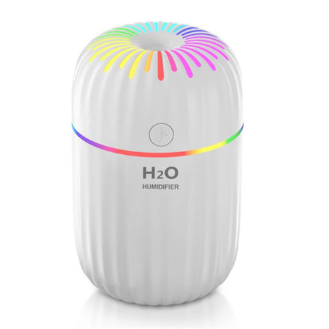 300ml Mini Humidifier Portable Air Purifier Car Office Atomizer Household Humidifier with Colorful Light