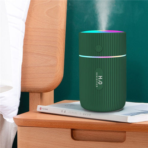 220ml Mini Humidifier Portable Air Purifier Car Office Atomizer Household Aroma Diffuser with Colorful Light