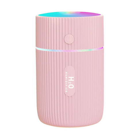 220ml Mini Humidifier Portable Air Purifier Car Office Atomizer Household Aroma Diffuser with Colorful Light
