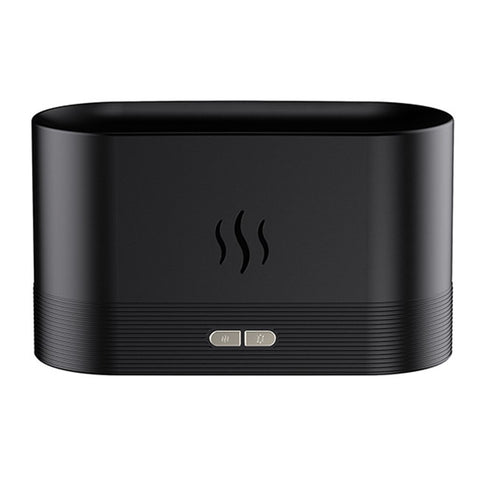 DQ701A 7-Color Aroma Diffuser Humidifier Desktop Simulation Flame Humidifier Fog Maker