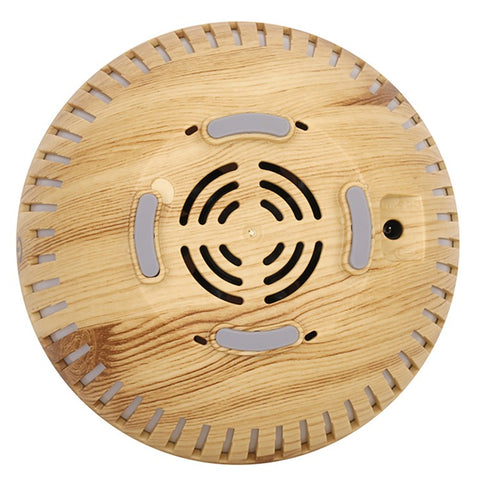 160ml Vase Shape Wood Grain Humidifier Auto Power Off Essential Oil Diffuser with Colorful Light (No CE Certificate)