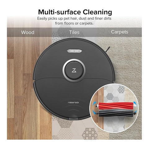 2Pcs Main Brush for Roborock S8 / S8+ / S8 Pro Ultra / Q5 Pro / Q5 Pro+ / Q8 Max / Q8 Max+ Robot Vacuum Cleaner Replacement Roller Brushes