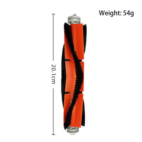 For Xiaomi Mijia 1C / 2C / 1T / 1S / 2S / 3S / Dreame L10 Pro ABS+Rubber+Nylon Main Brush Vacuum Cleaner Part