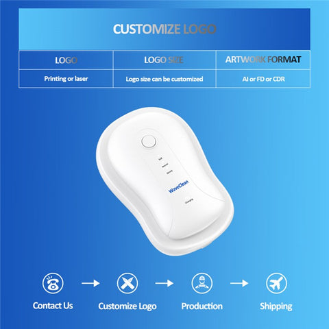 HQ-A007 Sonic Bath Brush IPX7 Waterproof Electric Shower Brush with Inductive Charger