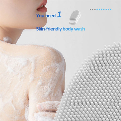 HQ-A007 Sonic Bath Brush IPX7 Waterproof Electric Shower Brush with Inductive Charger