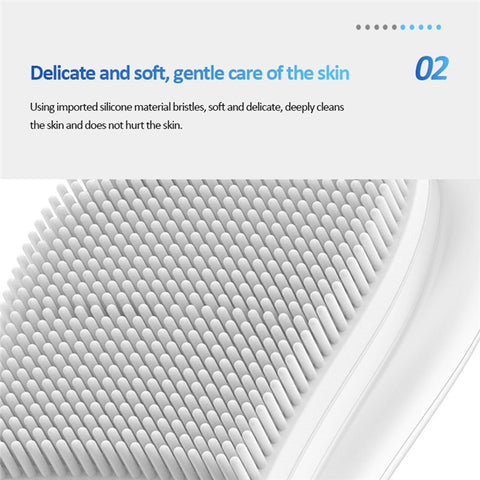 HQ-A007 Sonic Bath Brush IPX7 Waterproof Electric Shower Brush with Inductive Charger