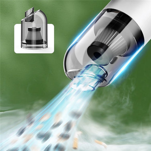 H13PRO Multifunction Vacuum Cleaner Handheld Suction and Blowing Integrated Cleaner Wireless Portable Car Vacuum Cleaner with Dual LED Lights
