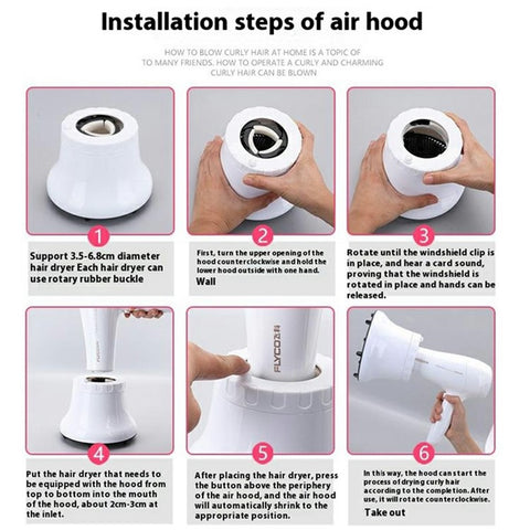 G8 Hair Dryer Large Blower Head Universal Attachment Curly Hair Drying Hood