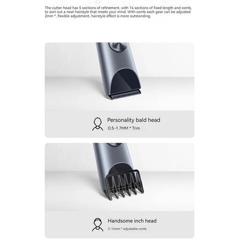 XIAOMI MIJIA MJGHHC2LF Hair Clipper with Digital Display IPX7 Waterproof Hair Cutting Trimmer (Chinese Version)