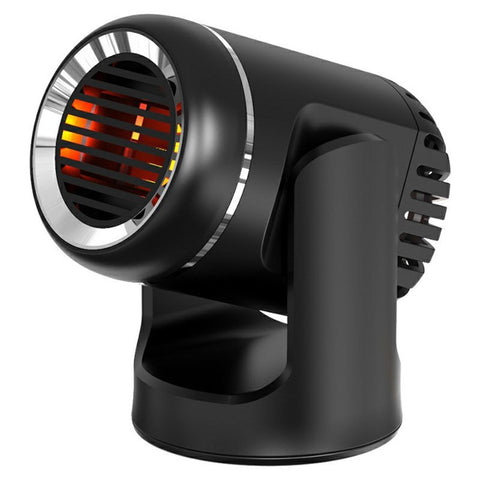 24V Car Heater Windshield Defrosting Defogging 360-Degree Rotating Vehicle Interior Heating Fan