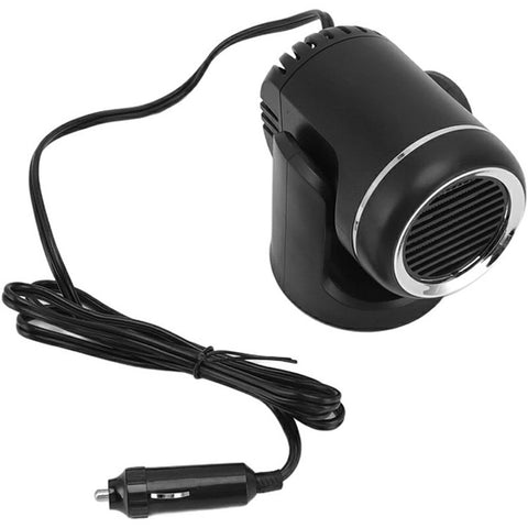 24V Car Heater Windshield Defrosting Defogging 360-Degree Rotating Vehicle Interior Heating Fan