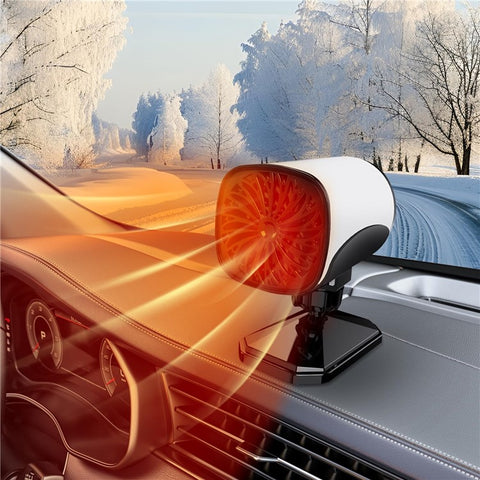 Car Heater 150W Fast Heater Fan Windshield Defroster Demister 2 in 1 Heating Cooling Fan for SUV Trucks
