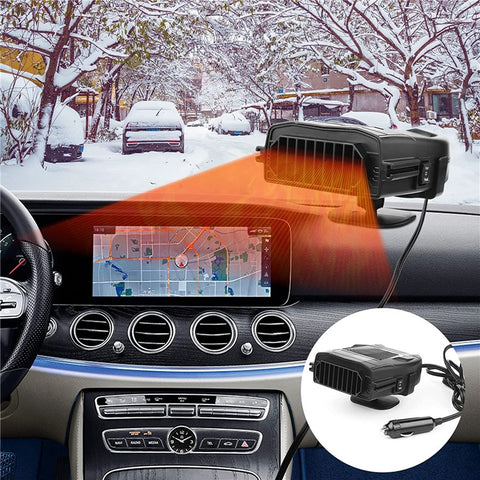 R803 12V Car Dashboard Heating Fan Car Windshield Defrosting Defogging Heater Vehicle Interior Heating Device