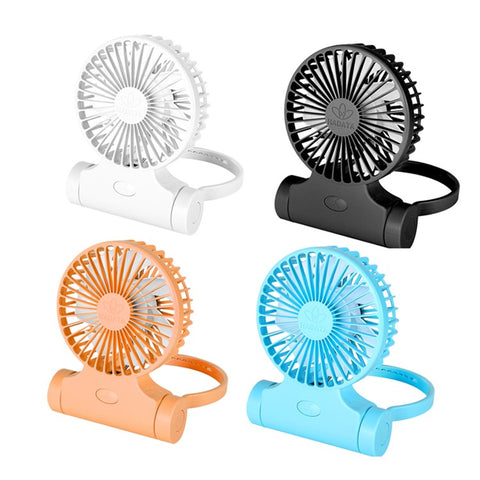 Small Cooling Fan Outdoor Portable Neck Fan with 3 Speeds for Travel Commute Picnic Office Sports