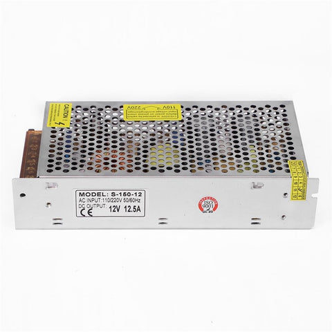 SOMPOM S-150-12 12V 12.5A 150W Monitor Lighting LED Strip Driver Power Supply Power Switch