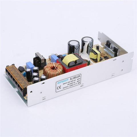 SOMPOM S-180-24 24V 7.5A 180W LED Strip Driver Power Supply Voltage Transformer Power Switch