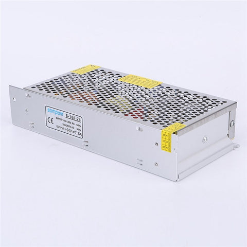 SOMPOM S-180-24 24V 7.5A 180W LED Strip Driver Power Supply Voltage Transformer Power Switch