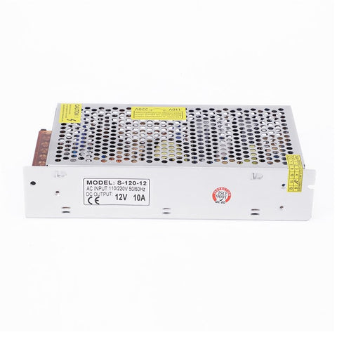 SOMPOM S-120-12 12V 10A 120W LED Strip Driver Power Supply Voltage Transformer Power Switch