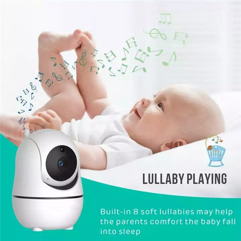 SM70PTZ 7-inch Wireless Digital Baby Monitor Night Vision Temperature Monitoring Two-Way Talk Security Camera