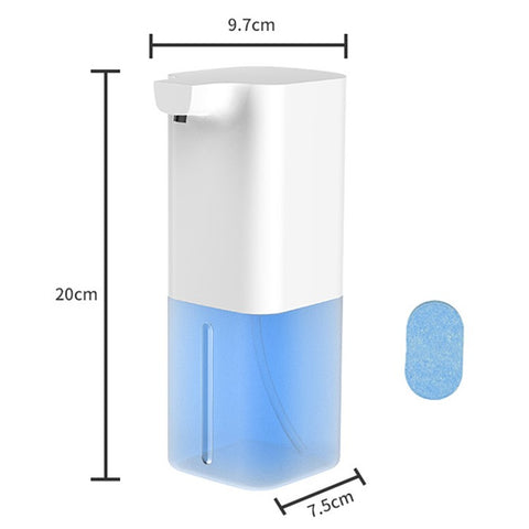 Smart Infrared Sensing Soap Foam Dispenser Automatic Hand Sanitizer Soap Dispenser with 1 Piece Blue Effervescent Tablet