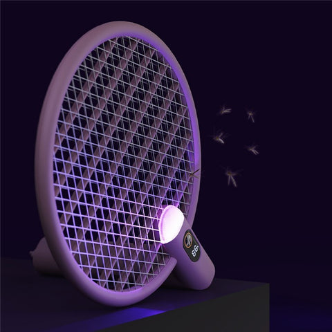 SOTHING Foldable Electric Fly Zapper Killer Swatter USB Rechargeable Mosquito Bug Racket