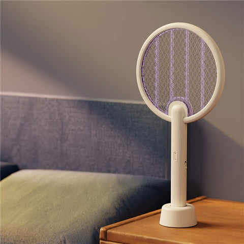 XIAOMIYOUPIN QUALITELL C2 Rechargeable Bug Zapper Lamp Electric Fly Mosquito Swatter Racket