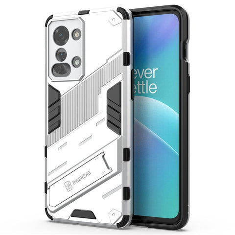 For OnePlus Nord 2T 5G Hard PC Soft TPU Hybrid Cover Kickstand Shockproof Protective Phone Case