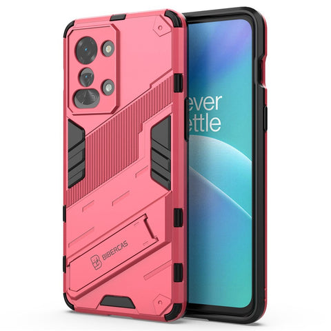 For OnePlus Nord 2T 5G Hard PC Soft TPU Hybrid Cover Kickstand Shockproof Protective Phone Case