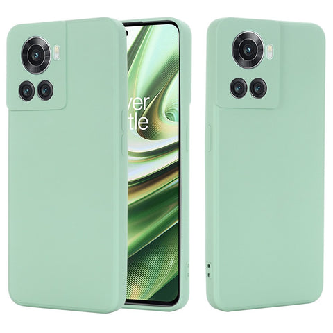For OnePlus Ace 5G/10R 5G Shockproof Protective Phone Case Slim Soft Liquid Silicone Cellphone Cover with Strap