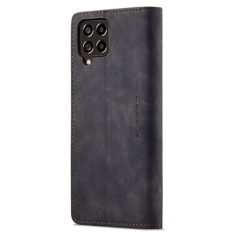 CASEME 013 Series for Samsung Galaxy M53 5G Anti-drop PU Leather Folio Flip Wallet Cover Adjustable Stand Phone Case