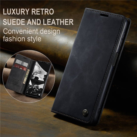 CASEME 013 Series for Samsung Galaxy M53 5G Anti-drop PU Leather Folio Flip Wallet Cover Adjustable Stand Phone Case