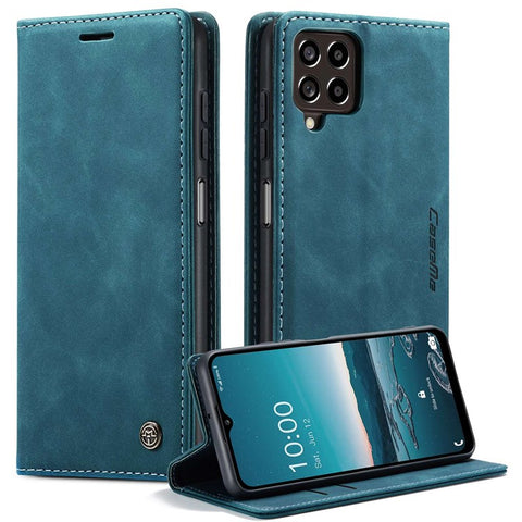 CASEME 013 Series for Samsung Galaxy M53 5G Anti-drop PU Leather Folio Flip Wallet Cover Adjustable Stand Phone Case