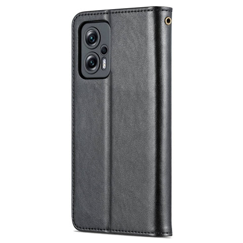 AZNS Flip Wallet Case for Xiaomi Redmi Note 11T Pro 5G / Note 11T Pro+ 5G / Note 12T Pro 5G / Poco X4 GT 5G / Redmi K50i 5G Shockproof PU Leather Magnetic Closure Anti-scratch Phone Cover with Viewing Stand