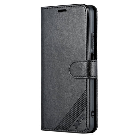 AZNS Flip Wallet Case for Xiaomi Redmi Note 11T Pro 5G / Note 11T Pro+ 5G / Note 12T Pro 5G / Poco X4 GT 5G / Redmi K50i 5G Shockproof PU Leather Magnetic Closure Anti-scratch Phone Cover with Viewing Stand
