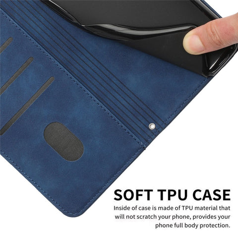 Skin-touch Feeling Phone Case for Motorola Edge 20, PU Leather Heart Shape Imprinted Stand Wallet Cover