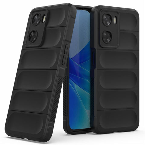 For Oppo A57 4G / A57s 4G Rugged Design TPU Phone Protective Case Anti-scratch Smartphone Back Cover