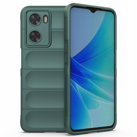 For Oppo A57 4G / A57s 4G Rugged Design TPU Phone Protective Case Anti-scratch Smartphone Back Cover