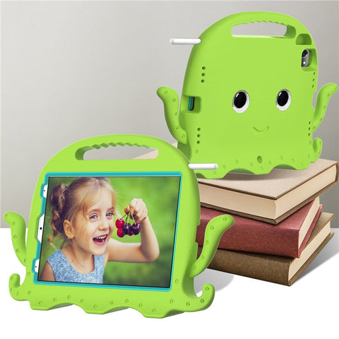 For iPad Pro 11 (2025) / 11 (2024) / Pro (2018) / (2020) / (2021) / (2022) EVA Octopus Tablet Case with Shoulder Strapp