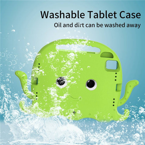 For iPad Pro 11 (2025) / 11 (2024) / Pro (2018) / (2020) / (2021) / (2022) EVA Octopus Tablet Case with Shoulder Strapp