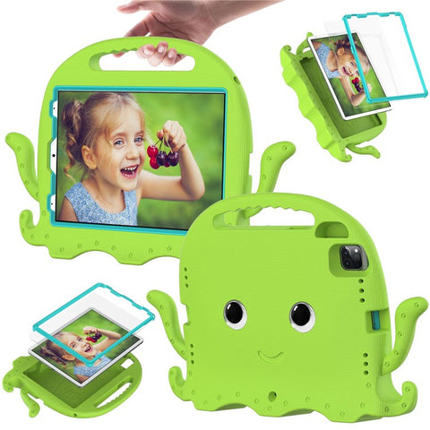 For iPad Pro 11 (2025) / 11 (2024) / Pro (2018) / (2020) / (2021) / (2022) EVA Octopus Tablet Case with Shoulder Strapp