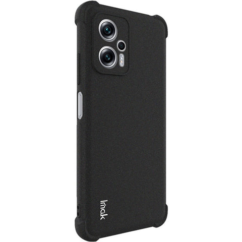 IMAK For Xiaomi Redmi Note 11T Pro 5G / Note 11T Pro+ 5G / Poco X4 GT 5G / Redmi K50i 5G Matte TPU Phone Cover Anti-drop Airbag Protective Cover with Screen Protector