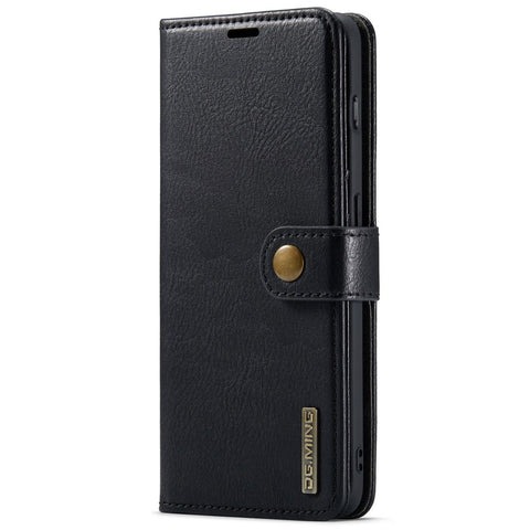 DG.MING Split Leather Phone Case for OnePlus 10 Pro 5G, Shockproof Detachable Cell Phone Cover with Wallet Stand